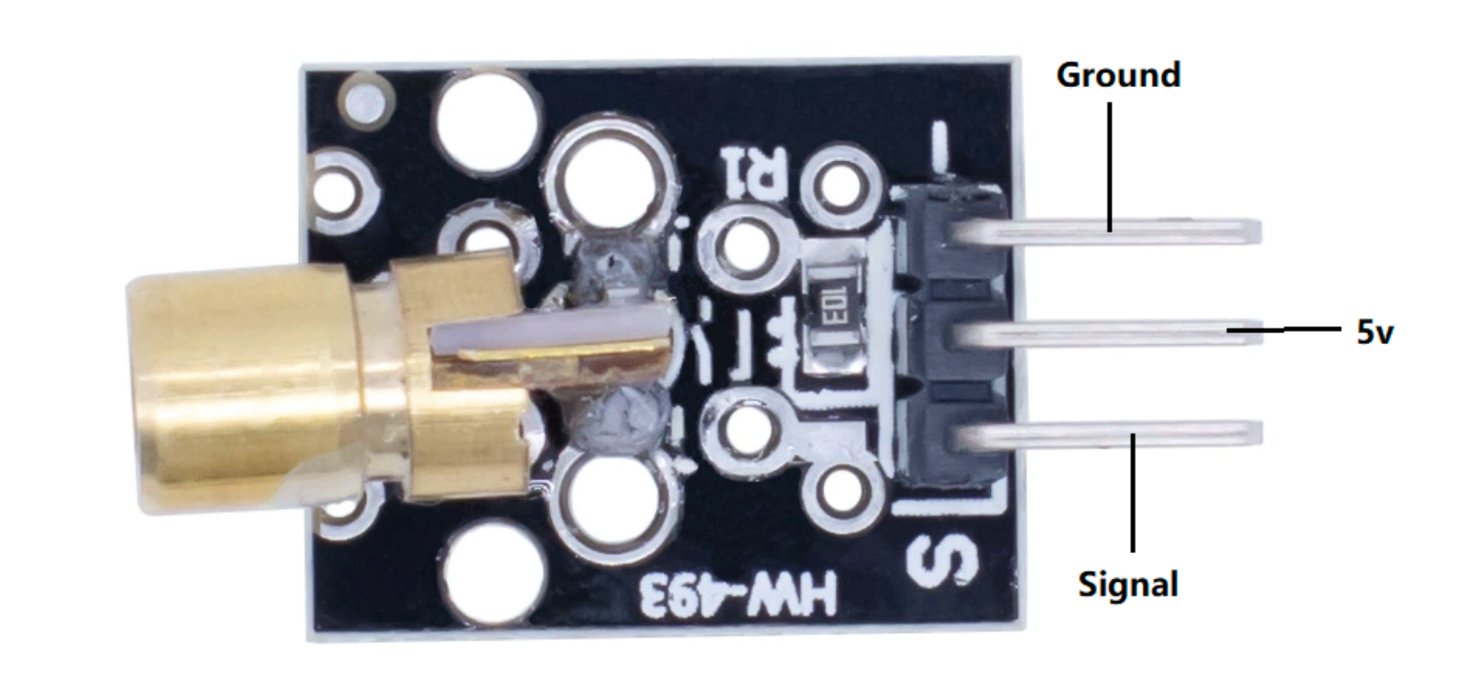 KY-008 Pin Configuration