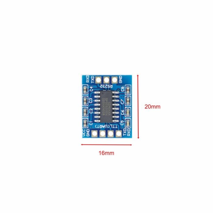 SP3232 TTL to RS232 module gold - plated small board