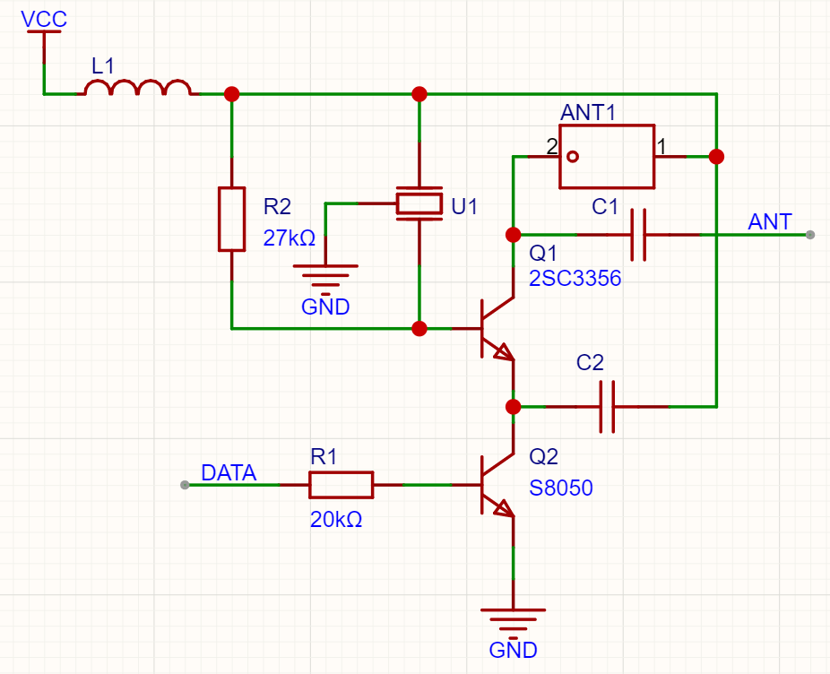 433MHZ send schematic
