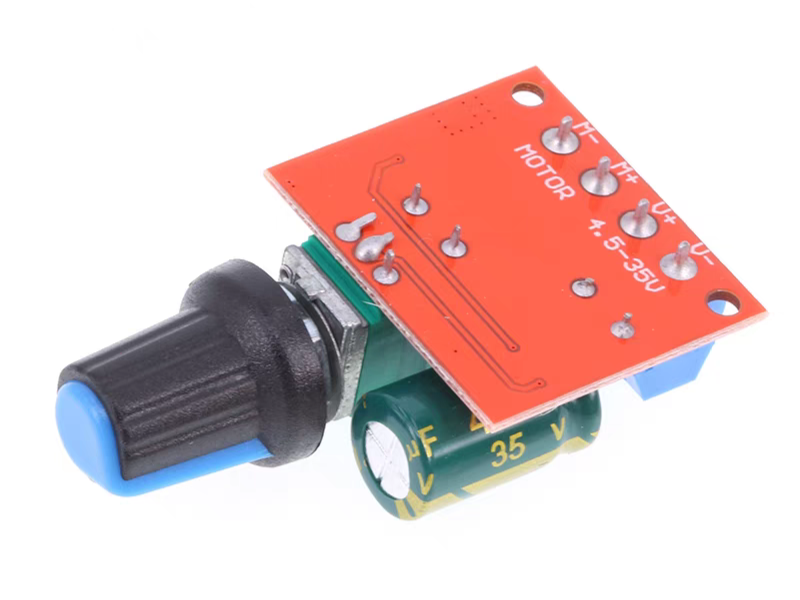 An In-Depth Analysis of Pulse Width Modulation (PWM) 3 5A PWM Speed Controller Back View 4.3