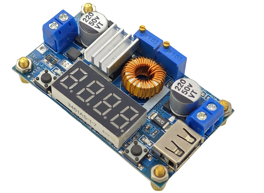5A XL4015 DC-DC Buck Converter Power Module——With LED Display