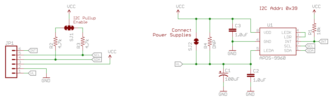 APDS-9960 Schematic Diagram