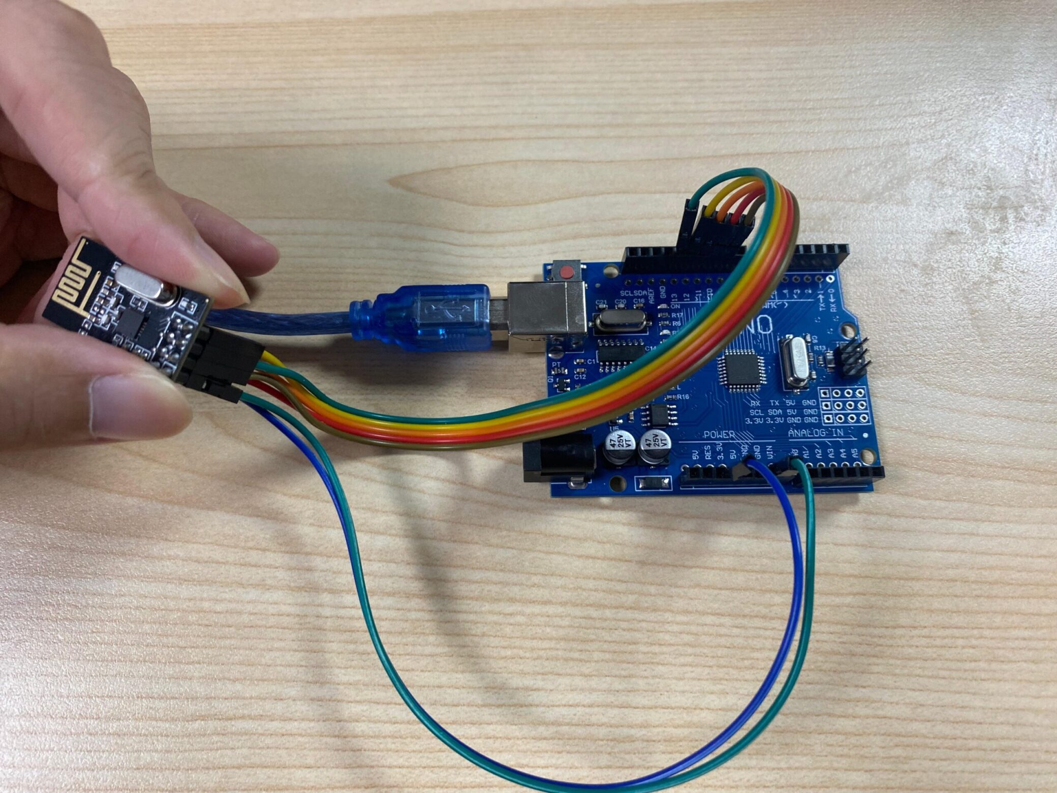 Connecting NRF24L01 to Arduino