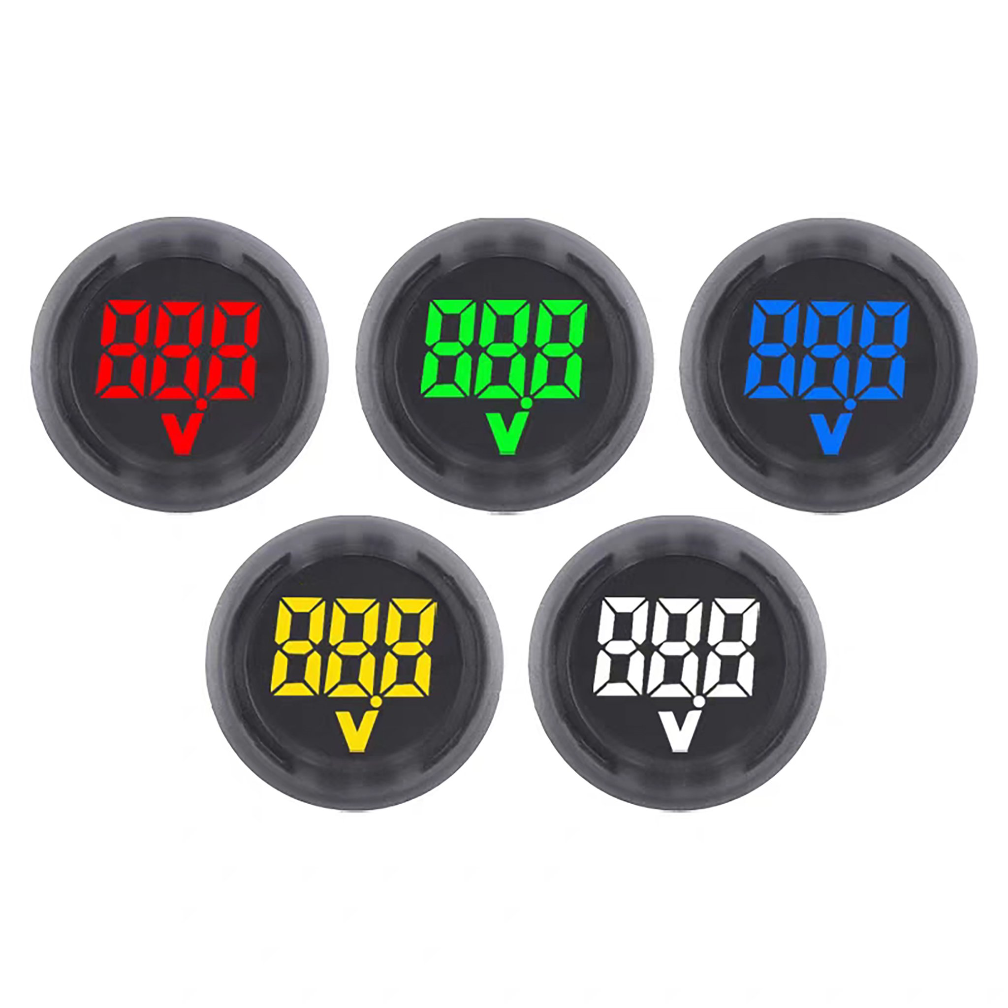 DC Voltage Display Module 12 DC 4-100V DC Digital Voltmeter Head - Image 1