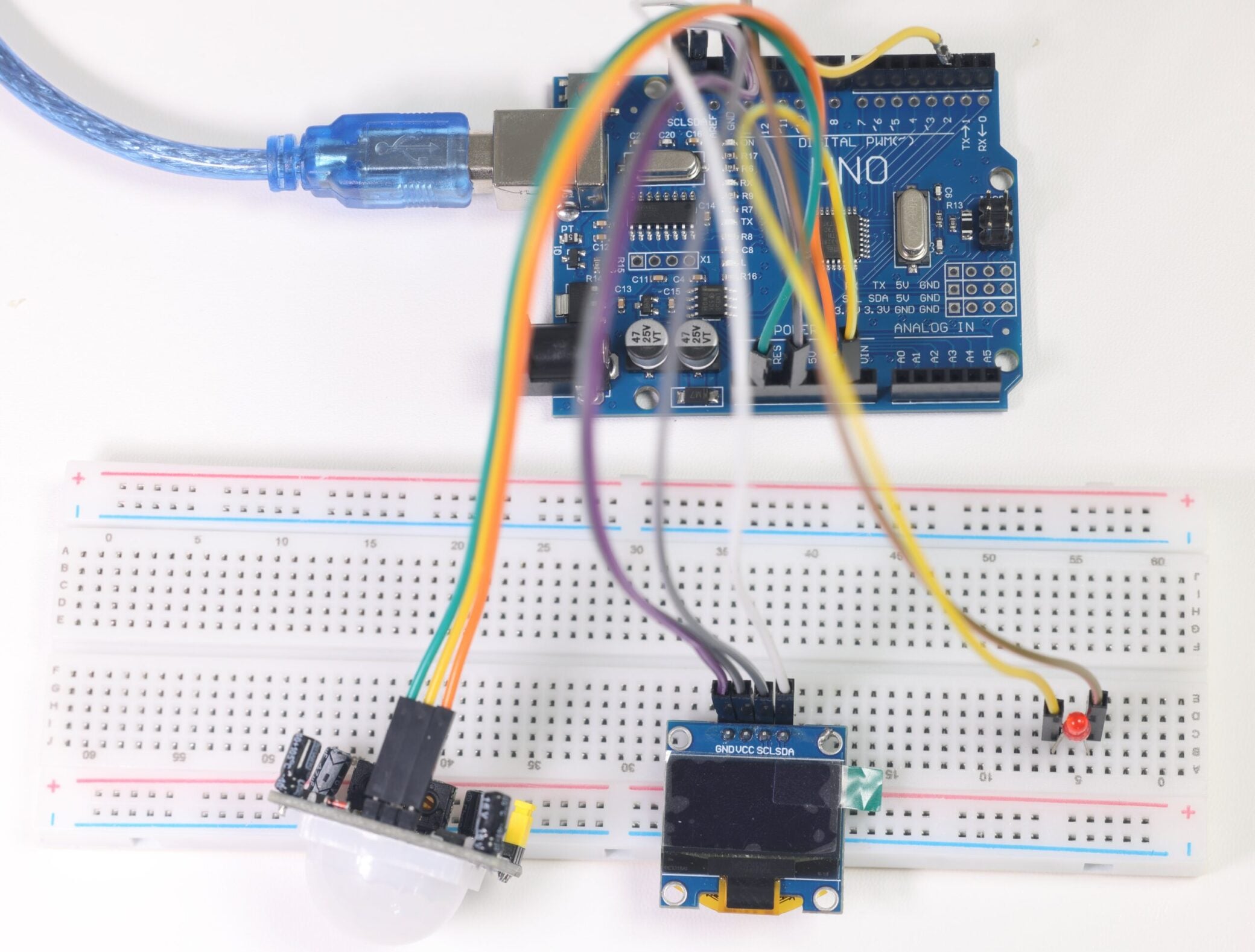 HC-SR501 sample circuit