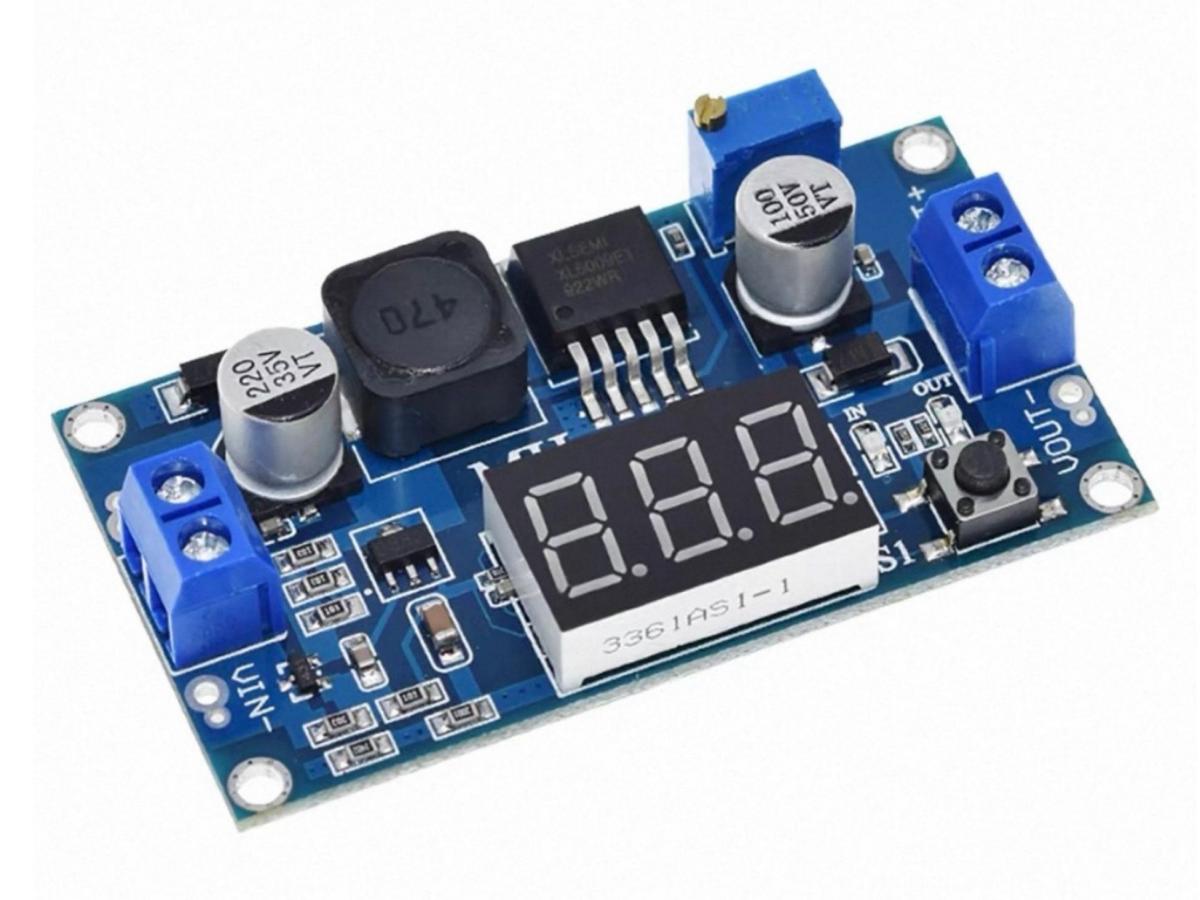 XL6009 Boost Adjustable Voltage Regulator Module with Digital Display Cover