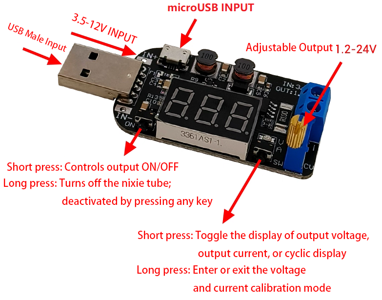 ZK DPL USB Adjustable Power Supply5417