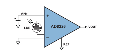 Integrated Ambient Light Sensor Schematic Diagram