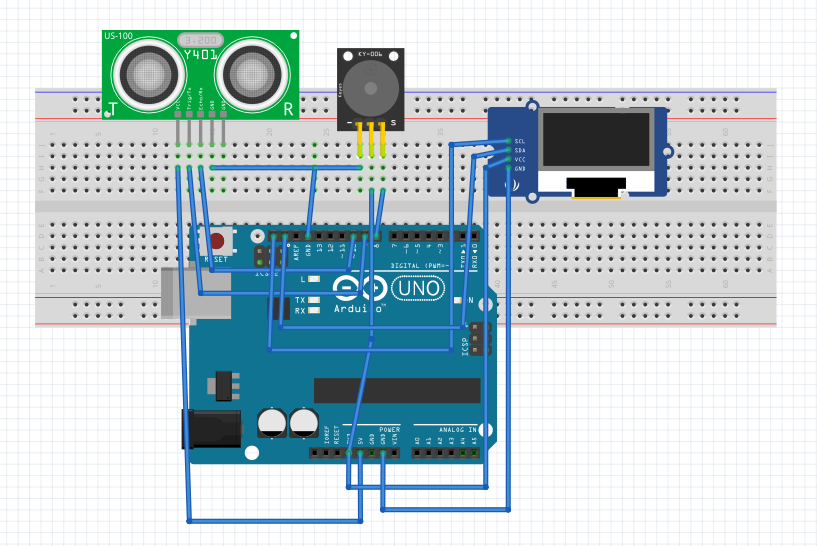ultrasonic sensor for water level detection wiring